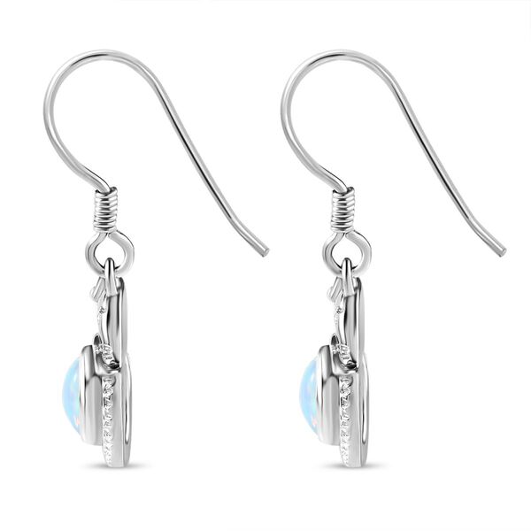 AA Natürliche, äthiopische Welo Opal Ohrringe - 1,05 ct. image number 6