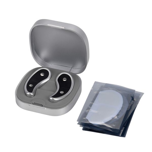 "Beautech red light eye massager Product material: ABS Product size: 76*76*24mm Packing weight: 209g Product weight: 86g Outer box size: 48.5 * 25 * 44.3mm. Battery capacity: 3.7V30mah. Charging time: 1-2H Duration: &tilde;1H Rated power: 1W LED wavelength: red image number 4