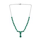 Smaragd Triplett Quarz Halskette, 45 cm - 39,60 ct. image number 4