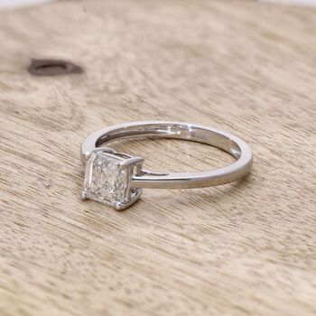 LUXURIANT IGI zertifizierter VS-EF Labor Diamant Ring in 950 Platin - 1 ct.