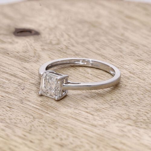 LUXURIANT DIAMOND- IGI zertifizierter VS-EF Labor Diamant Ring in 950 Platin - 1 ct. image number 1