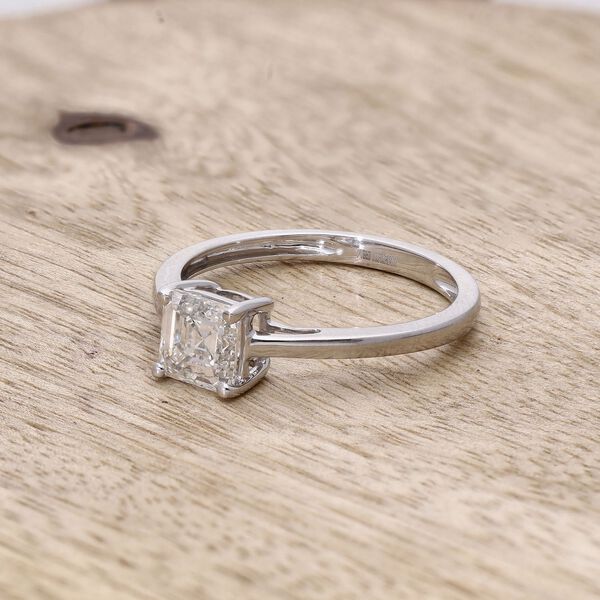 LUXURIANT IGI zertifizierter VS-EF Labor Diamant Ring in 950 Platin - 1 ct. image number 1