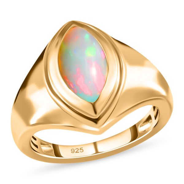 Nat&uuml;rlicher, &auml;thiopischer Opal-Ring - 1,13 ct. image number 4