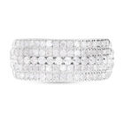 Weißer Diamant Ring 925 Silber platiniert (Größe 17.00) ca. 1.00 ct