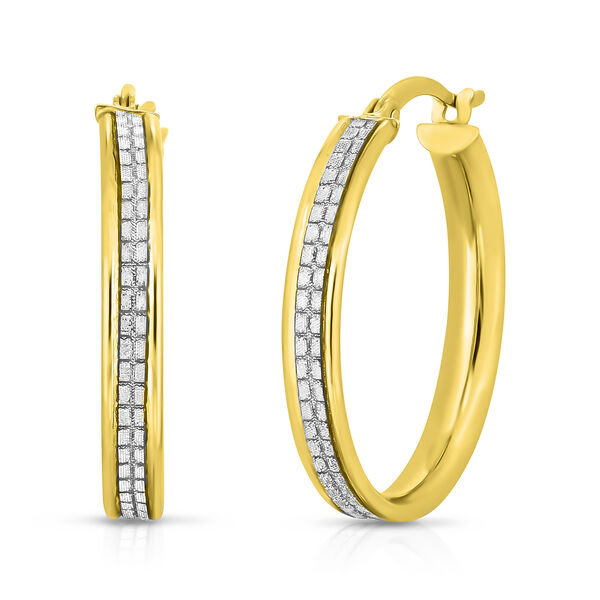 Creolen, 925 Silber vergoldet