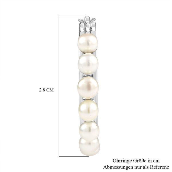 EverTrue Süßwasserperle Creolen image number 4