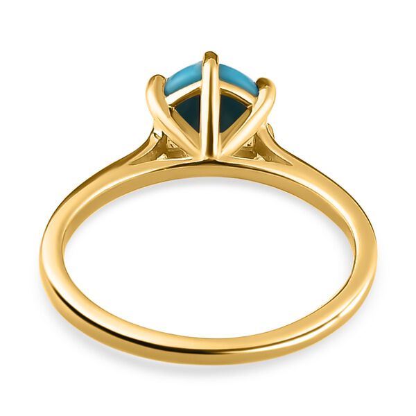 Amerikanischer, natürlicher Sleeping Beauty Türkis-Ring - 1,15 ct. image number 6