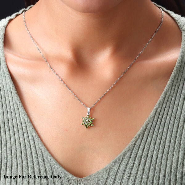 LUSTRO STELLA - Peridot Zirkonia Anh&auml;nger 925 Silber image number 2