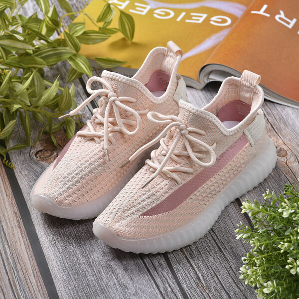 LA MAREY - atmungsaktive Damen-Sneaker, Gr&ouml;&szlig;e 40, Rosa image number 3