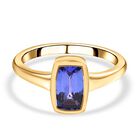 Premium Tansanit Ring, 585 Gold (Größe 21.00) ca. 1,23 ct image number 0