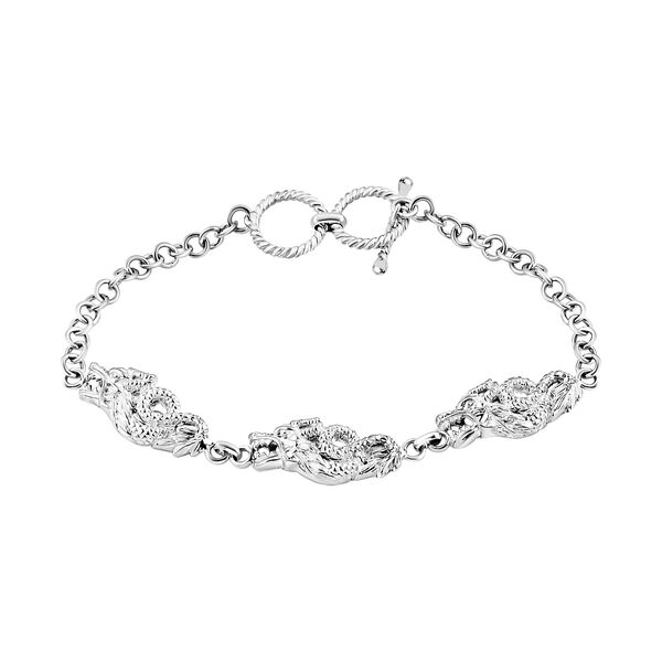 Royal Bali Kollektion- Drachen 19cm  Armband in 925 Silber image number 0