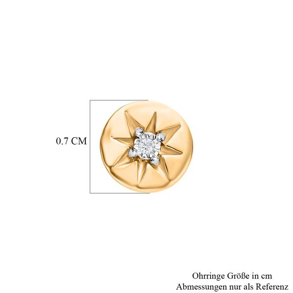 Diamant Solitär Ohrstecker image number 5