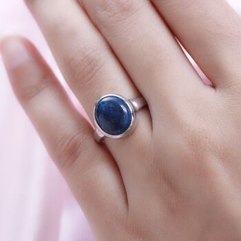 Nat&uuml;rlicher Tafelberg Shadowkite Ring, ca. 5,27 ct.