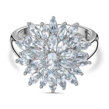 Himmelblauer Topas-Ring - 2,67 ct.