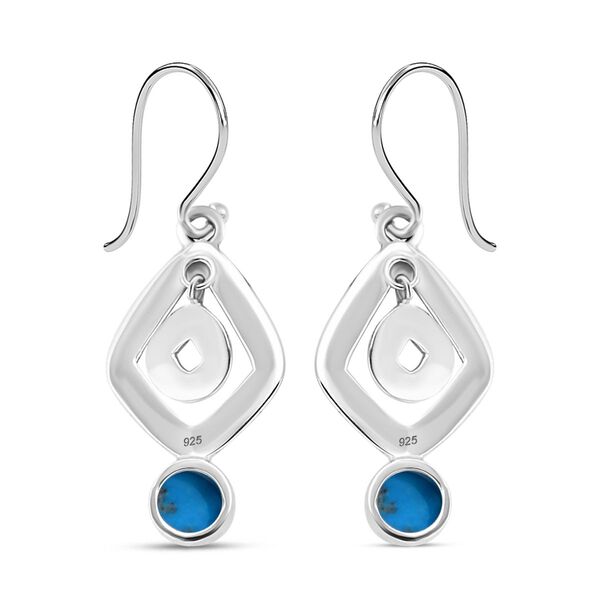 Royal Bali Kollektion- AA Sleeping Beauty Türkis Ohrringe - 1,72 ct. image number 4