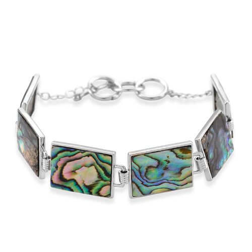 Abalone Muschel Armband ca. 19 cm mit 2.5 cm extender, Reine Legierung image number 0