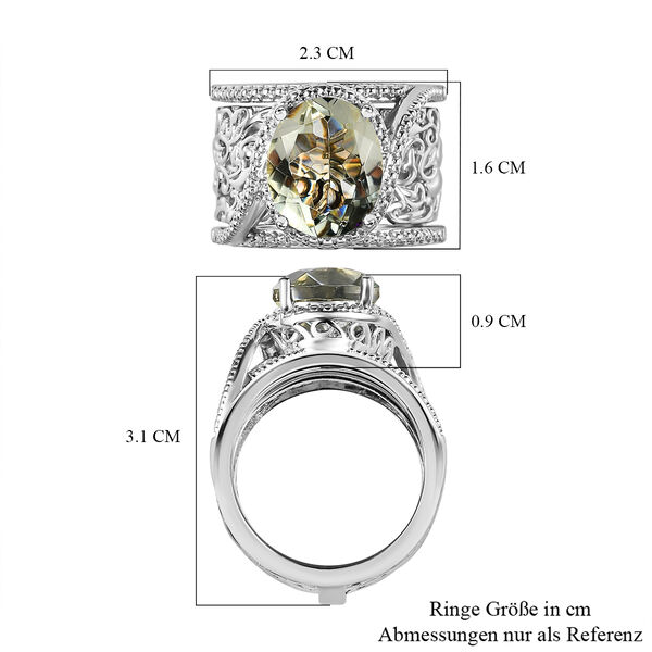 Prasiolith Cocktail Ring - 4,53 ct. image number 8