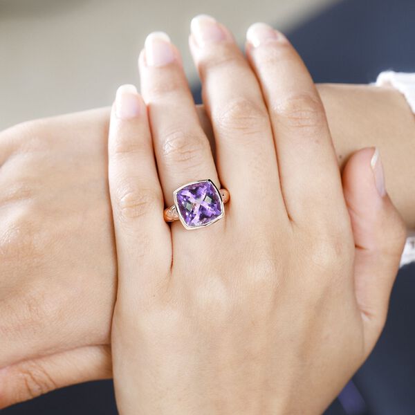 AA Rose De France Amethyst Ring - 7,18 ct. image number 3