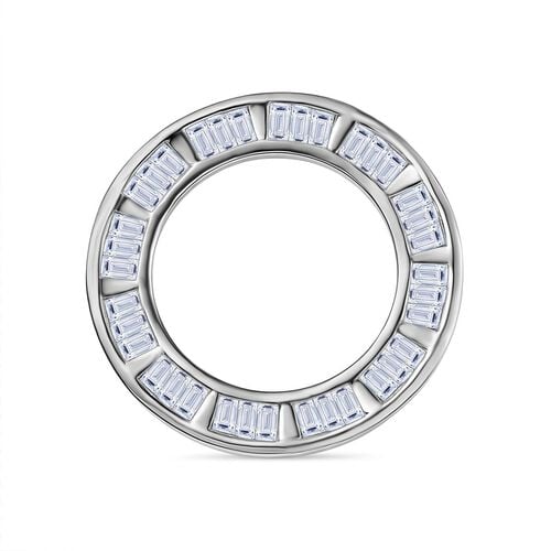 Lab Grown Diamant VS Anhänger 950 Platin ca. 1,51 ct. image number 0