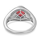 Afrikanischer Rubin-Ring, 925 Silber platiniert  ca. 4,13 ct image number 5