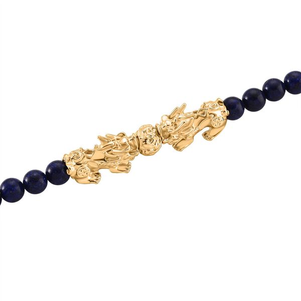 Lapislazuli Schmuckset Legierung  gelb vergoldet ca. 430.00 ct image number 5