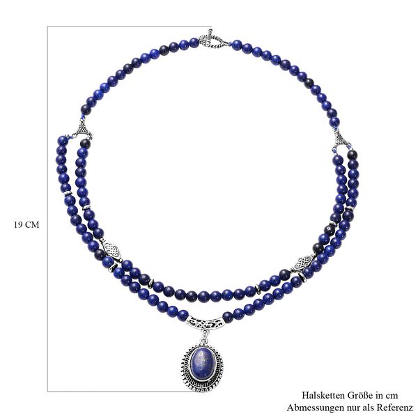 Lapislazuli Halskette, 247,00 ct. image number 5