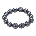 Pfaufarbene Muschelperle Armband Flexibles cm Standard