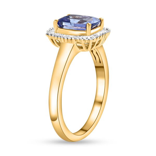 Tansanit und Diamant Ring - 1,88 ct. image number 5