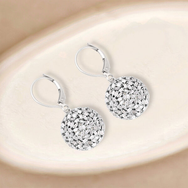 Weiße Diamant-Ohrringe, 925 Silber platiniert ca. 1.00 ct image number 1