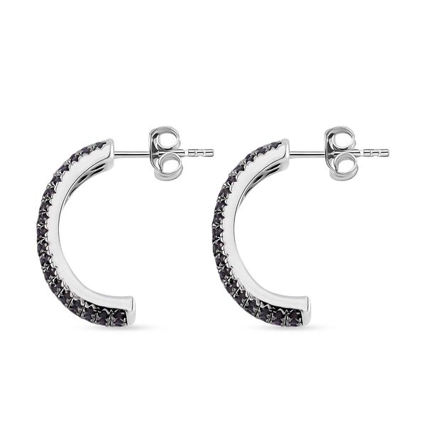 Schwarze Spinell-Halb-Creolen - 1,33 ct. image number 3