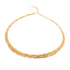 GORINI GIOIELLI Geflochtene Kette ca. 40.5 cm+ 5 cm Extender, 585 Gelbgold ca. 3,59g