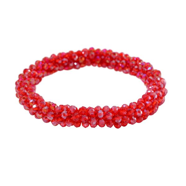 Flexibles, rotes Magie Farbe Kristall-Armband