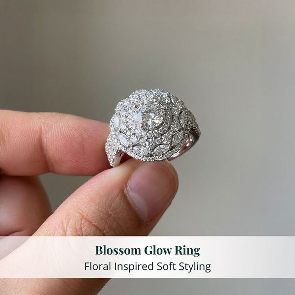 LUXURIANT DIAMOND - Lab Grown Diamant SI-GH Ring 925 Silber Rhodiniert (Gr&ouml;&szlig;e 20.00) (10-15 Werktage Lieferzeit) ca. 2,50 ct image number 5