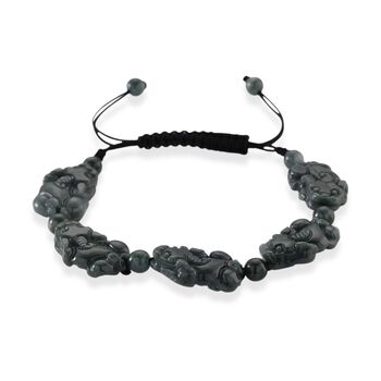 Flexibles Olmek Jadeit Armband - 85 ct.