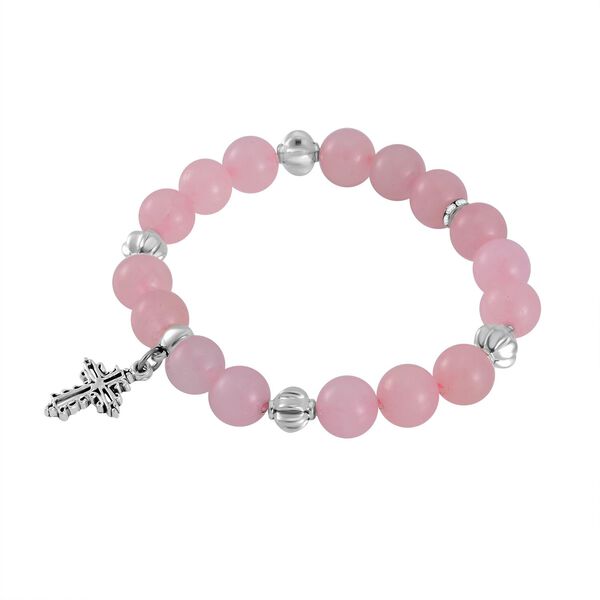 Rosenquarz, Gelber Opal Schmuckset  Legierung Schwarz oxidiert ca. 190.00 ct image number 5