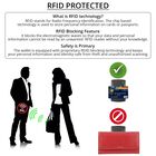 CLOSE OUT - UNION CODE: Echtleder Brieftasche mit Schlangen-Prägung und RFID Schutz, Rot image number 2