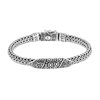 Royal Bali - Tulang Naga Armband, ca. 20 cm, 925 Silber ca. 46,14g