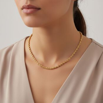 Kordelkette in Goldton, 50cm