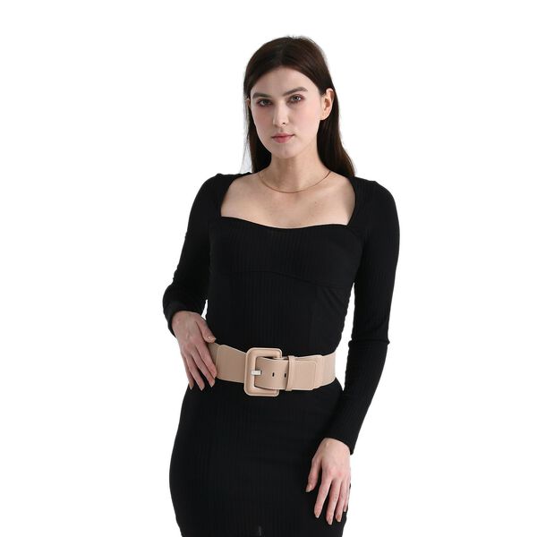  Square buckle belt image number 0