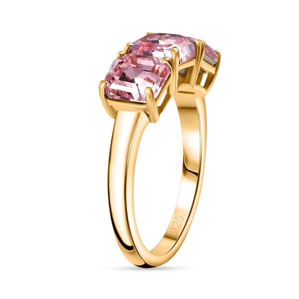 J Francis gefertigt mit SWAROVSKI- Rosa Swarovski Kristall Ring image number 5