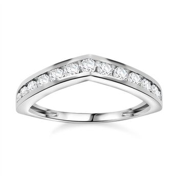 LUSTRO STELLA Wei&szlig;er Zirkonia Ring