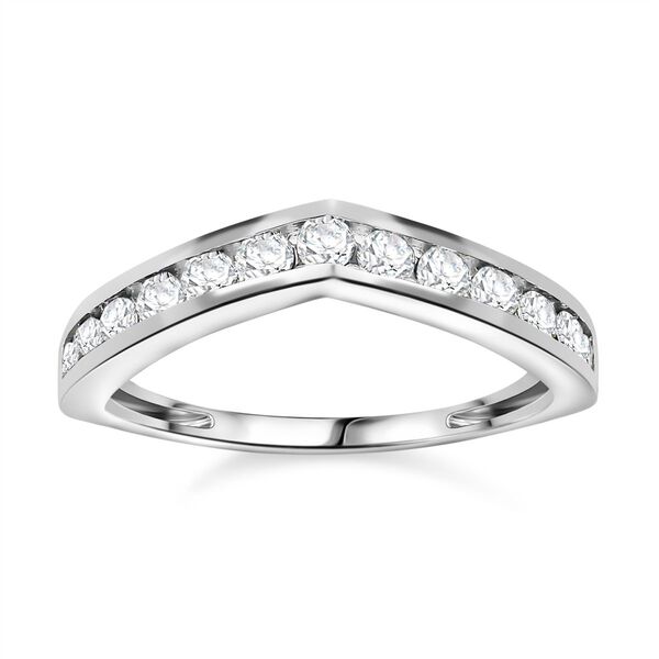 LUSTRO STELLA Wei&szlig;er Zirkonia Ring image number 4