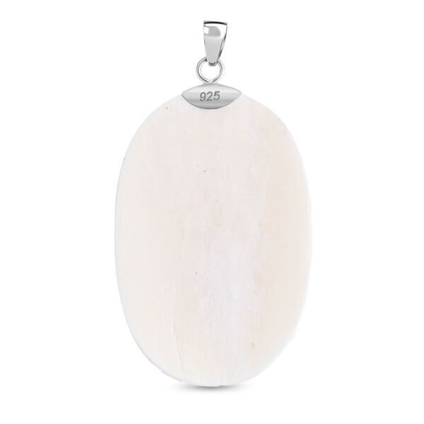 Royal Bali - Ox Bone Blumenmotiv Anhänger 925 Silber ca. 62.70 ct image number 4