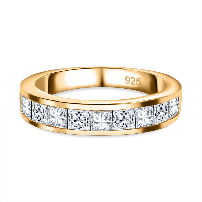 LUSTRO STELLA Zirkonia Ring in Silber mit Gelbgold Vermeil- 2,35 ct. image number 0