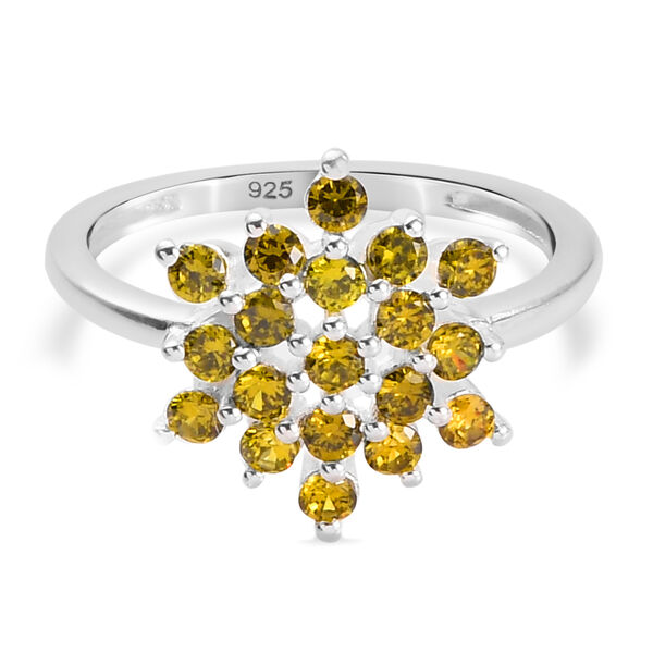 LUSTRO STELLA Peridot Zirkonia Ring - 1,29 ct.