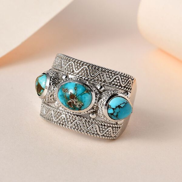 Sierra Nevada T&uuml;rkis Cocktail Ring - 2,80 ct. image number 2