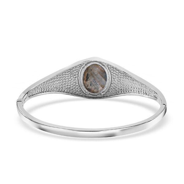 Labradorit Armreif ca. 19 cm Edelstahl ca. 13.52 ct image number 5