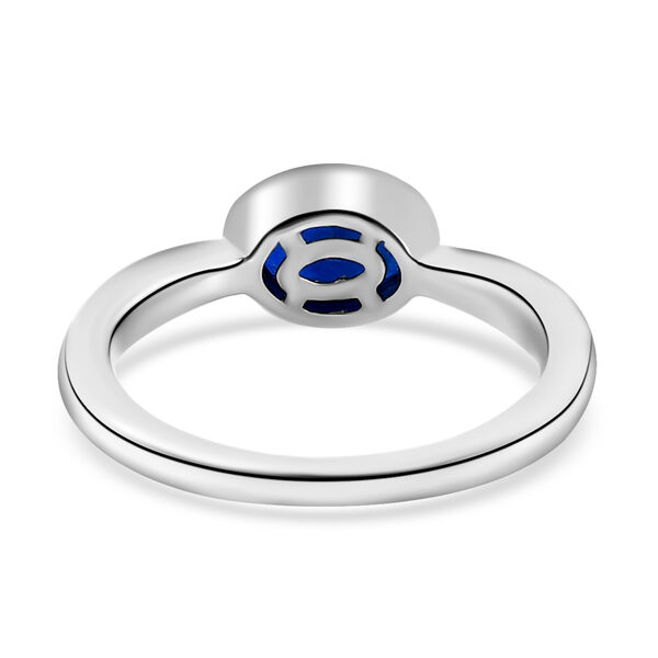 AAA tansanischer, blauer Spinell-Ring, 925 Silber platiniert  ca. 0,87 ct image number 6