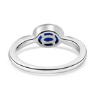 AAA tansanischer, blauer Spinell-Ring, 925 Silber platiniert (Größe 16.00) ca. 0,87 ct image number 5