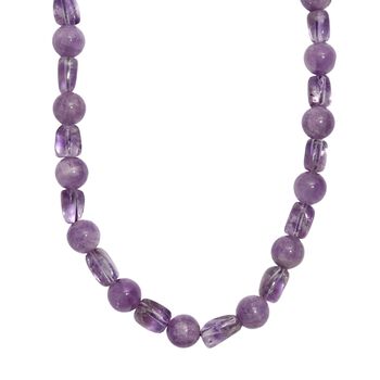 AA Rosa Amethyst 50cm Halskette - 300 ct.